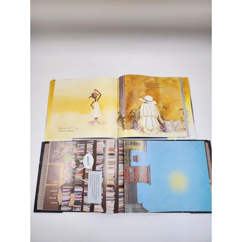 Star Stuff Carl Sagan & Come On Rain Childrens Hardcover Book Lot First Edition